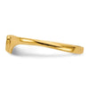 Gold Polished Children's Heart Rings