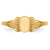 14k Childs Signet Ring