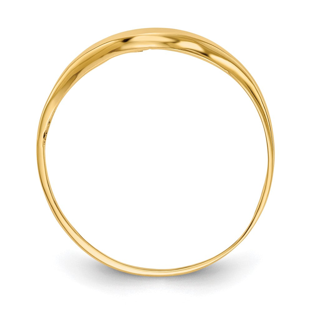 Gold Polished Dome Rings