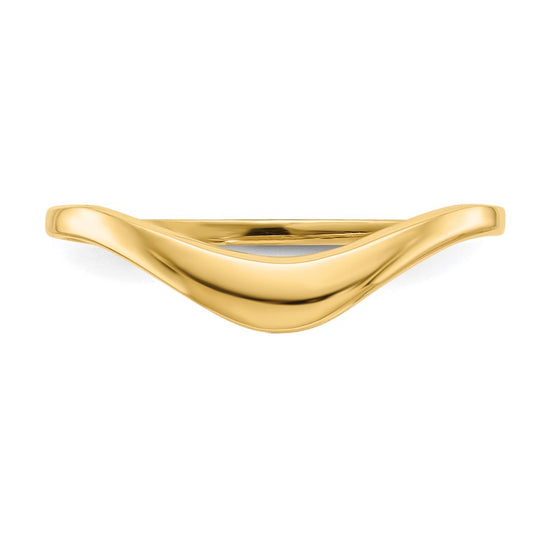 Gold Polished Dome Rings