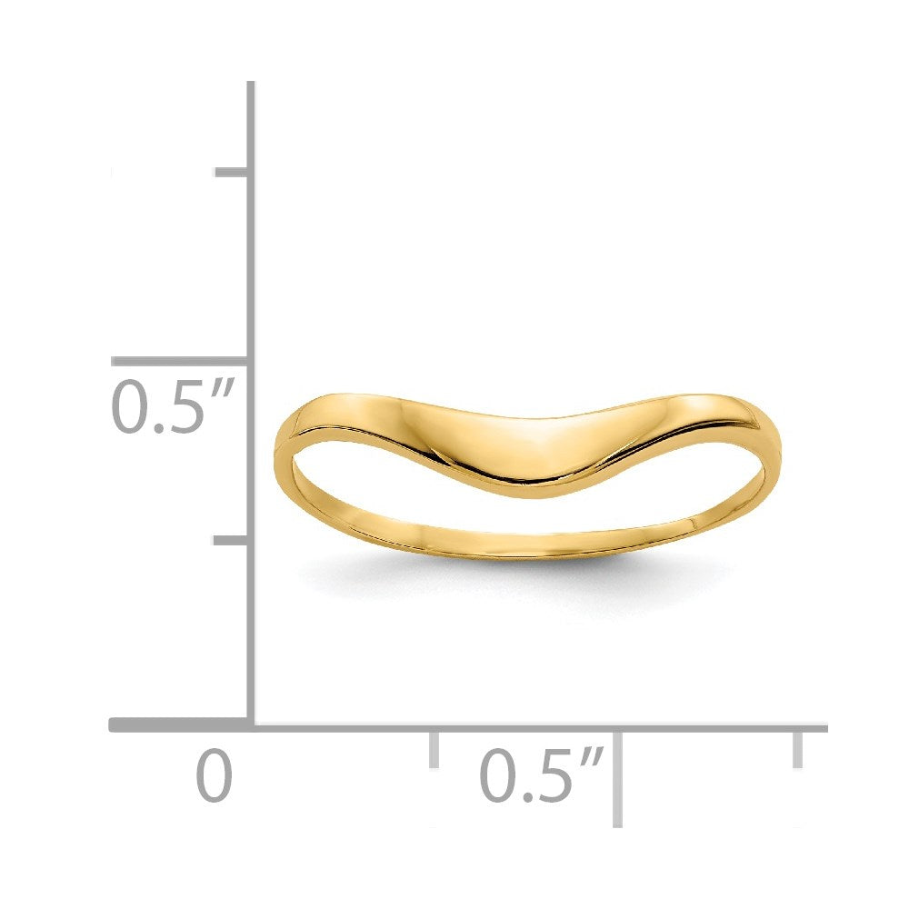 Gold Polished Dome Rings