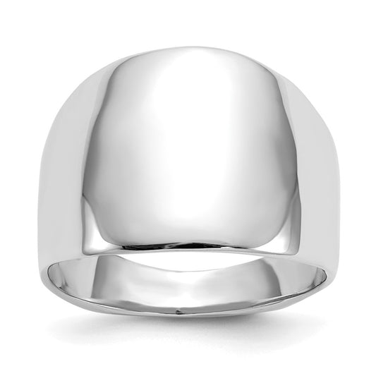 Gold Polished Dome Rings