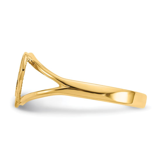 Gold Polished Mom Rings