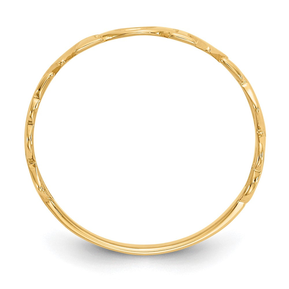 Gold Polished Mom Rings