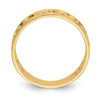 Gold Polished Heart Rings