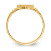 Gold Polished Children's Heart Rings