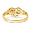 14K Cut-out BABY Heart Size 2.25 Baby / Childs Ring