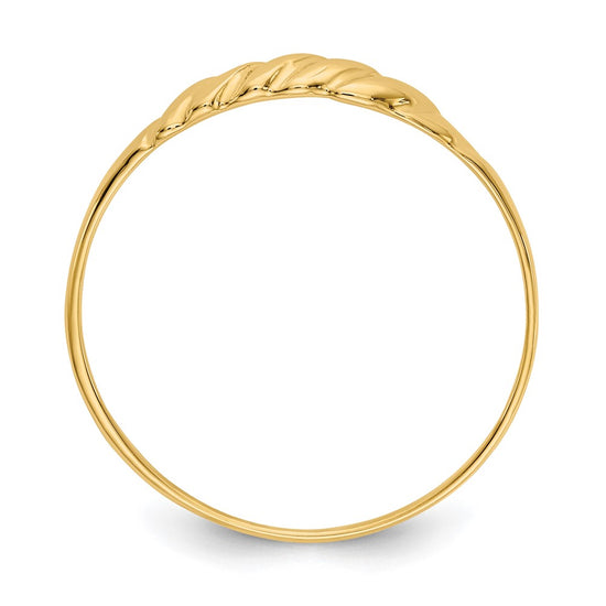 Gold Polished Classic Rings