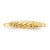 Gold Polished Classic Rings