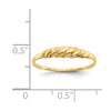 Gold Polished Classic Rings