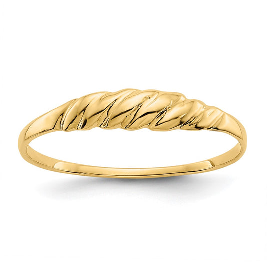 Gold Polished Classic Rings