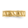 14k 4mm Leaf Design Toe Ring