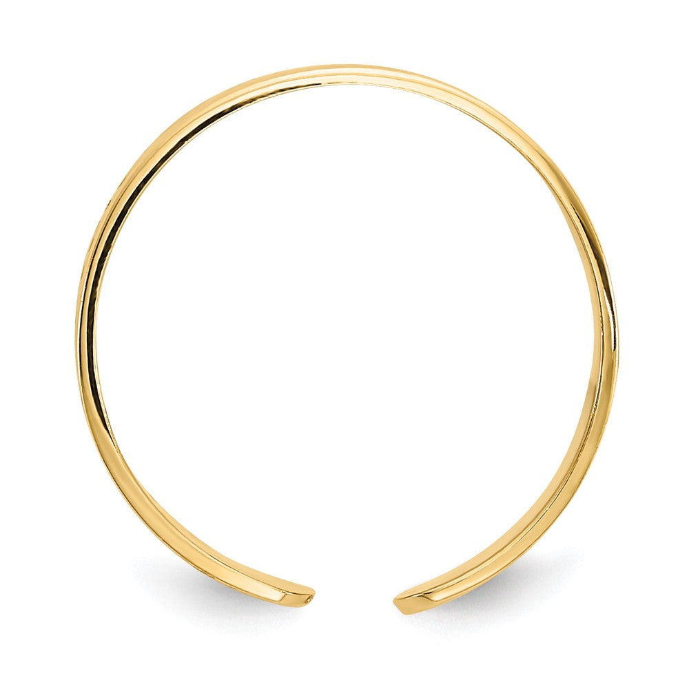 Gold Polished Greek Key Toe Rings