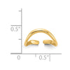 14k Polished Toe Ring