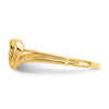 14K Two Intertwined Hearts Ring