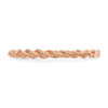 Gold Polished Twisted Rope Rings