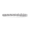 Gold Polished Twisted Rope Rings