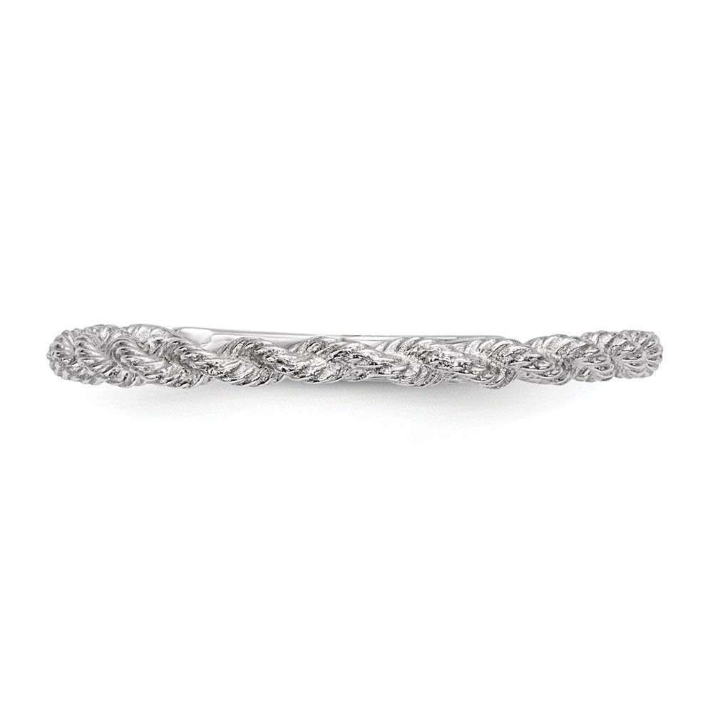 Gold Polished Twisted Rope Rings