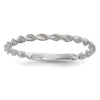 Gold Polished Twisted Rope Rings