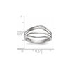 Gold Polished 4-Bar Rings
