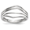 Gold Polished 4-Bar Rings