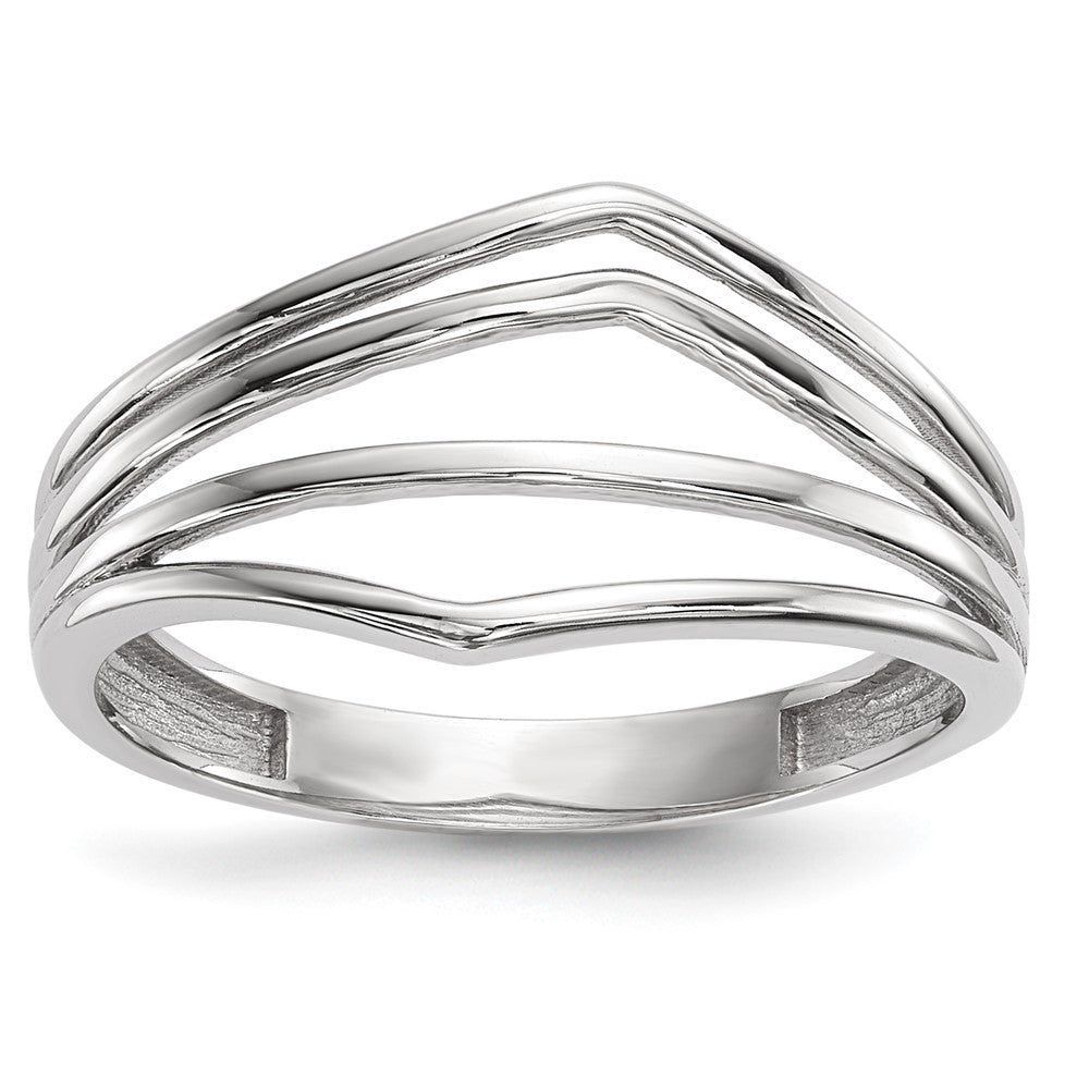 Gold Polished 4-Bar Rings