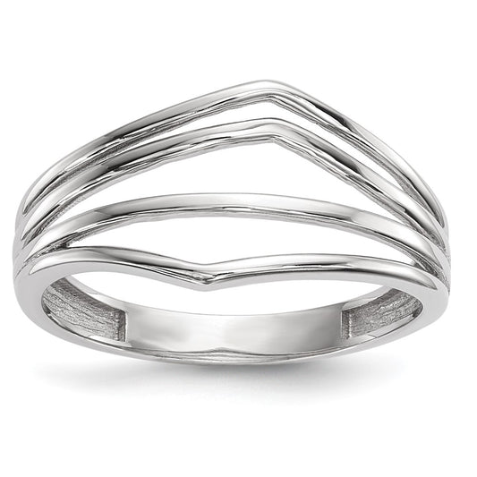Gold Polished 4-Bar Rings