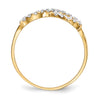 14k CZ Infinity Symbol Ring