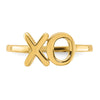 14k Polished X-O Ring