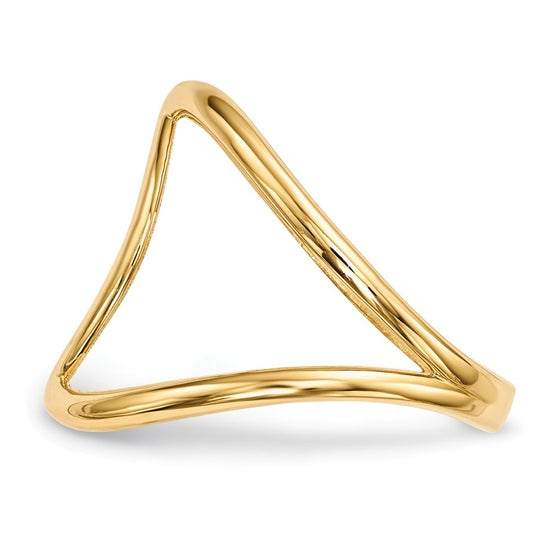 14k Polished Oval Ring