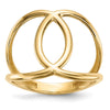 14k Polished Oval Ring