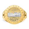 14K w/Rhodium The Last Supper Men's Ring