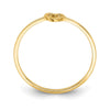 Gold Polished Heart Ring