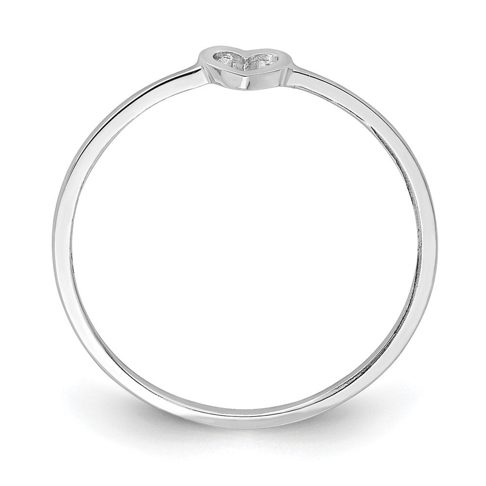 Gold Polished Heart Ring