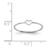 Gold Polished Heart Ring