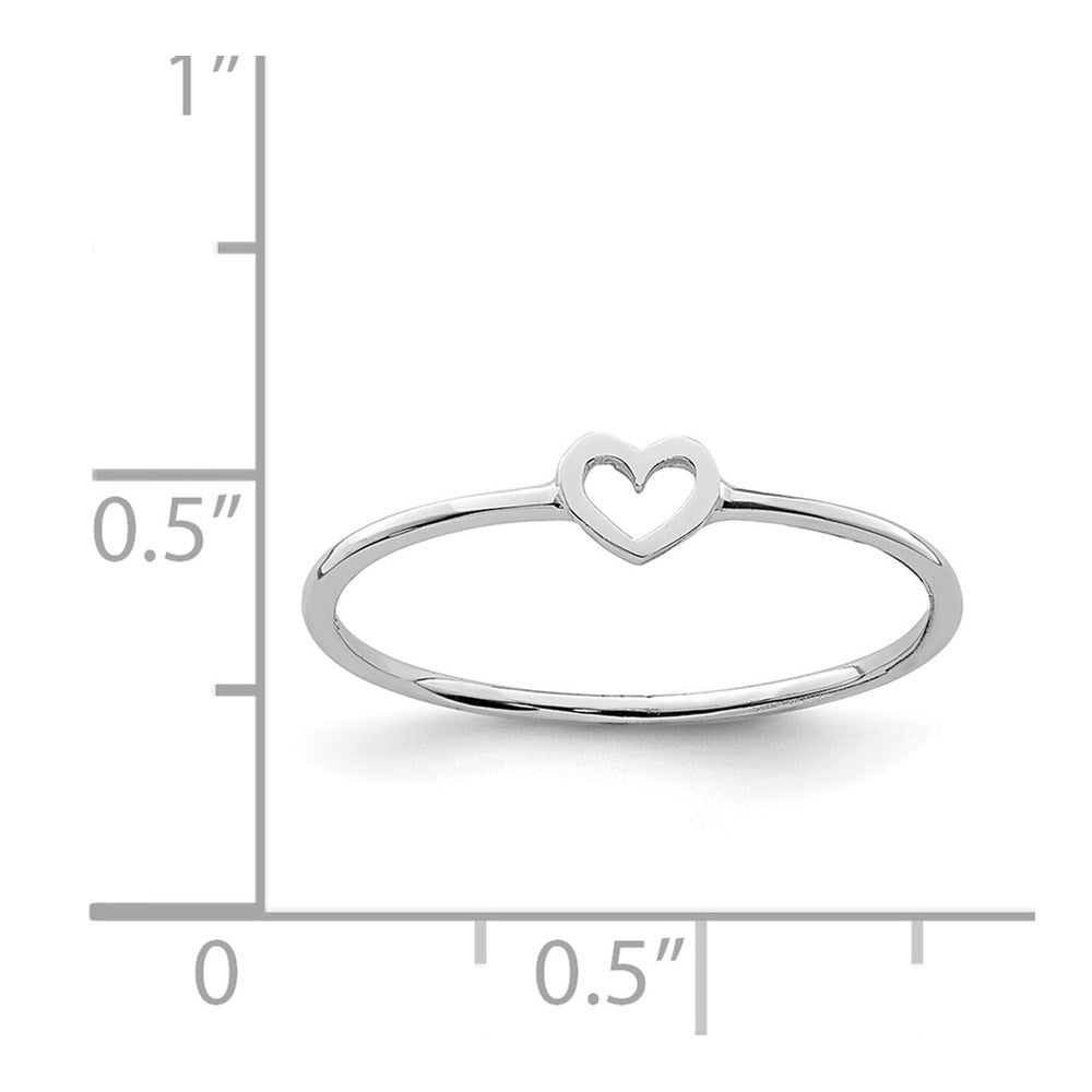 Gold Polished Heart Ring