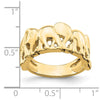 14k Polished Elephant Parade Ring