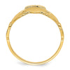 Gold Polished Claddagh Rings