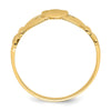 Gold Polished Claddagh Rings