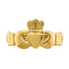 Gold Polished Claddagh Rings