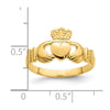 Gold Polished Claddagh Rings