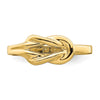 14k Polished Freeform Love Knot Ring