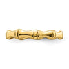 14k Polished Bamboo Band