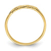 14k Polished Link Band Ring