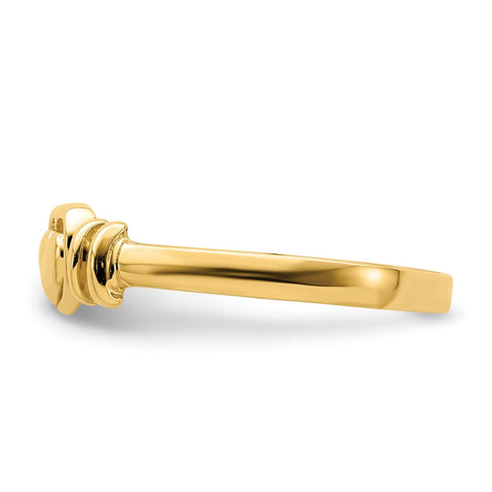 14k Polished Heart Ring