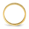 14k Beaded Scroll Cut-Out 3.8mm Band Size 2 Baby / Childs Ring
