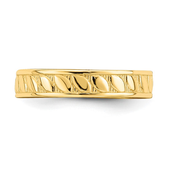 Gold Polished Toe Rings