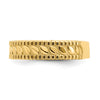 14k Leaf Engraved Thumb Ring (size 9)