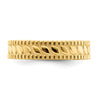 14k Leaf Engraved Thumb Ring (size 9)