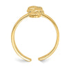 14K Adjustable Seahorse Toe Ring